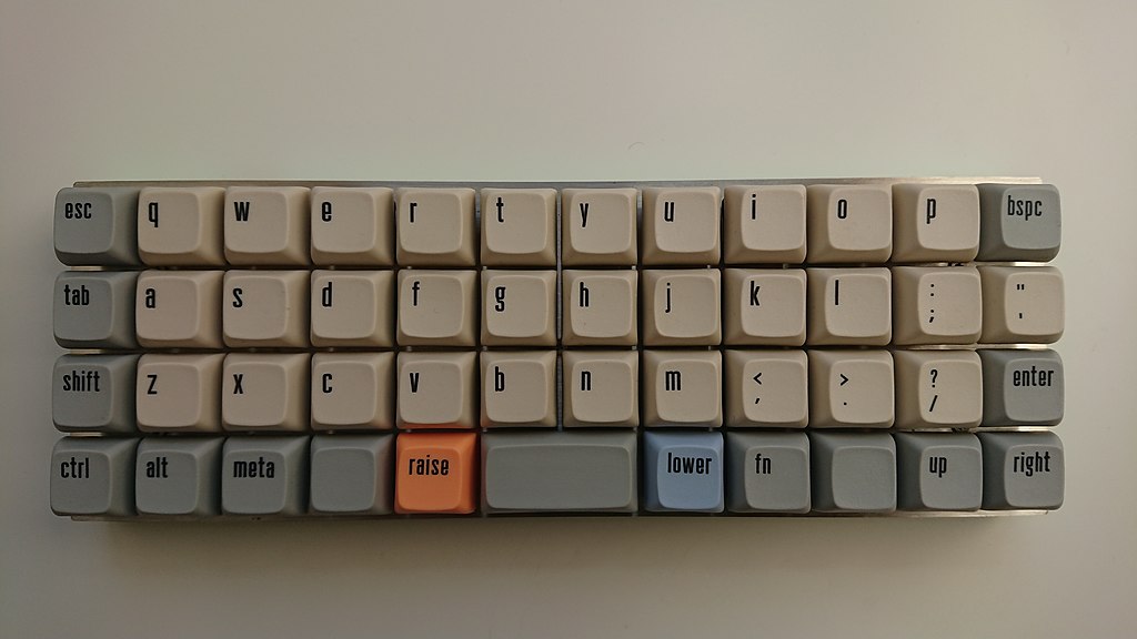 ortholinear keyboard