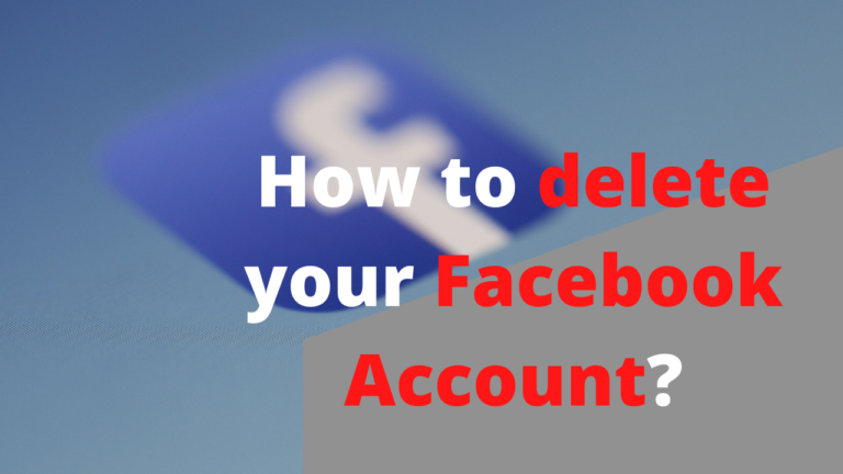 How to delete your facebook account