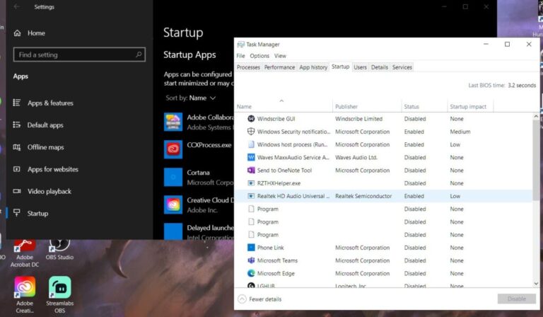 How to Stop Startup Apps from Running When Starting Windows 10?