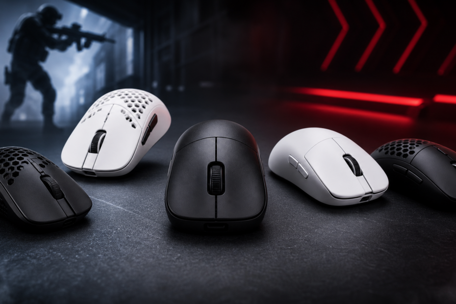 5 Lightweight Mice Under 50g for FPS Pros
