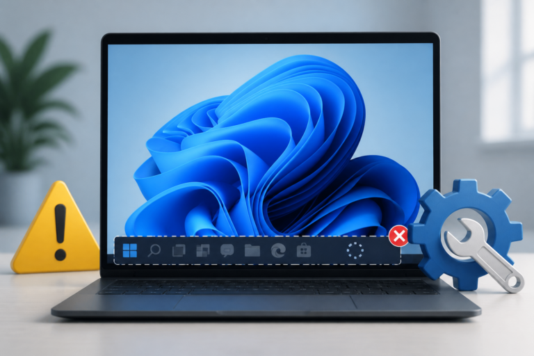 Taskbar Not Working in Windows 11? Try These Solutions 1 Taskbar Not Working in Windows 11? Try These Solutions